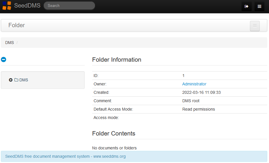 SeedDMS-Homepage